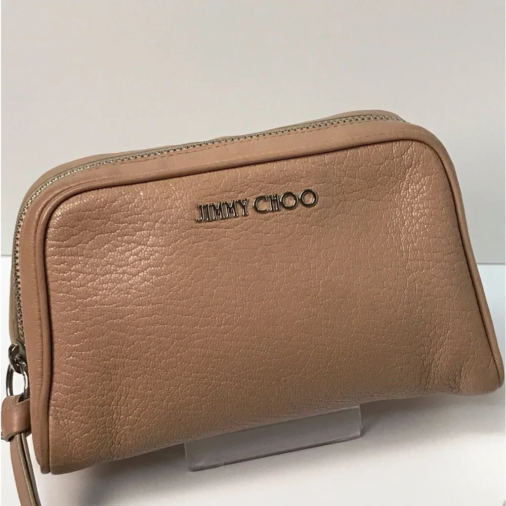 Jimmy Choo Leather Cosmetic Bag 😍❤️